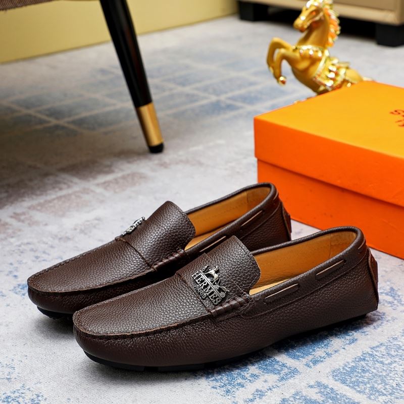 H**mes leather shoes